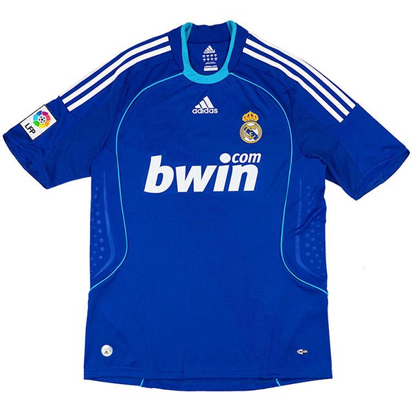 Tailandia Camiseta Real Madrid 2ª Kit Retro 2008 2009 Azul